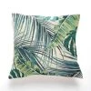Dunelm Palm Leaf Tapestry Teal Cushion