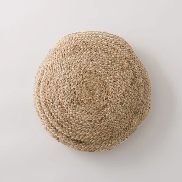 Dunelm Jute Circular Cushion - Image 2