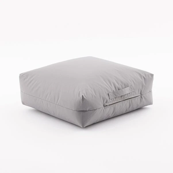Dunelm Outdoor Grey Square Floor Cushion - Image 3