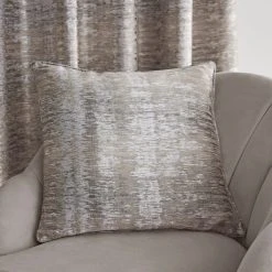 Dunelm Islington Champagne Stripe Cushion