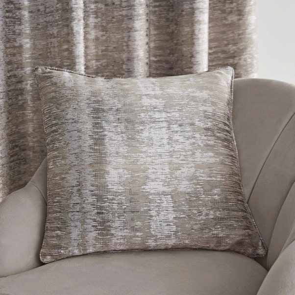 Dunelm Islington Champagne Stripe Cushion