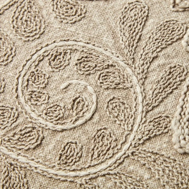 Churchgate Hemington Washed Embroidered Cushion - Image 4