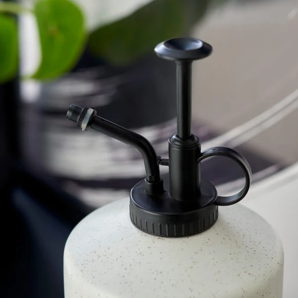 Dunelm Ceramic Black And White Plant Mister - Image 2