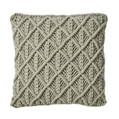 Dunelm Macrame Lilypad Cushion