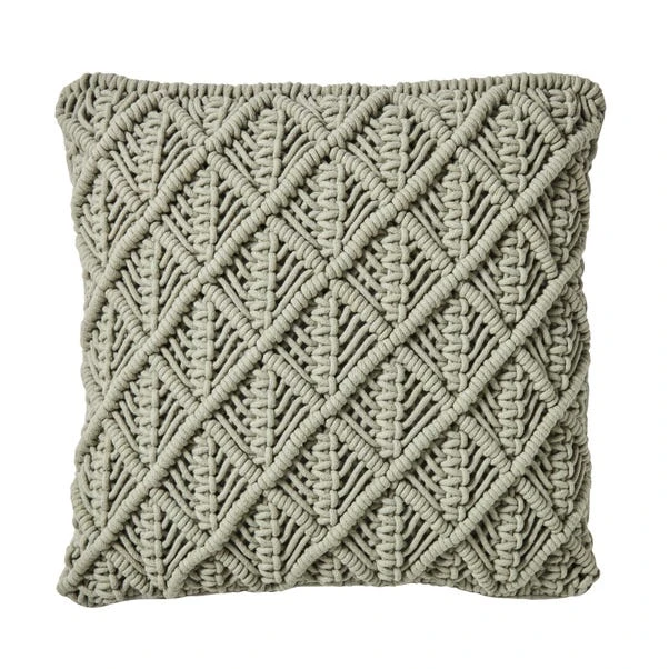Dunelm Macrame Lilypad Cushion