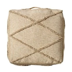 Dunelm Jasper Natural Floor Cushion