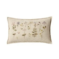 Dunelm Pressed Floral Cushion