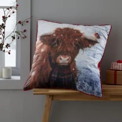 Catherine Lansfield CL Highland Cow Cushion