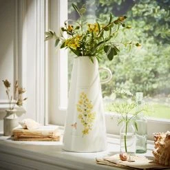 Natural History Museum Lady's Bedstraw Ceramic Tall Vase 30cm