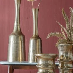 Cedar & Sage Rosalie Large Gold Vase