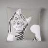 Dunelm Cat Printed Cushion