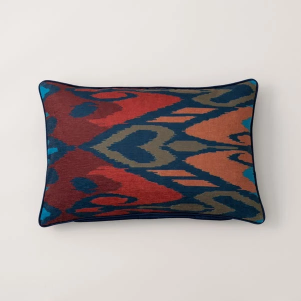 Dunelm Luxe Traveller Ikat Rectangular Cushion - Image 2