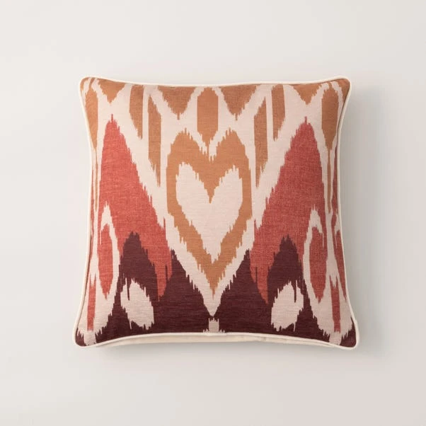 Dunelm Luxe Traveller Ikat Square Cushion - Image 2