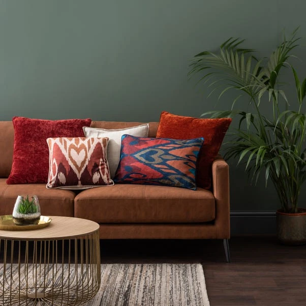 Dunelm Luxe Traveller Ikat Square Cushion - Image 5