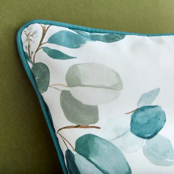 Dunelm Eucalyptus Green Cushion - Image 2