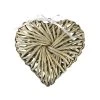 Dunelm Brown Woven Wicker Hanging Heart
