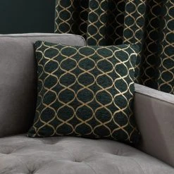 Dunelm Ogee Chenille Cushion
