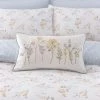 Dunelm Harriet Embroidered Boudoir Cushion