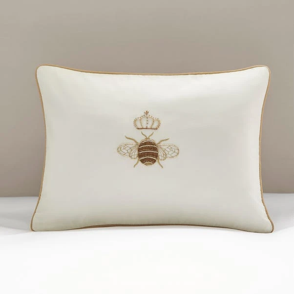 Dorma Zardozi Heritage Bee Boudoir Cushion - Image 2