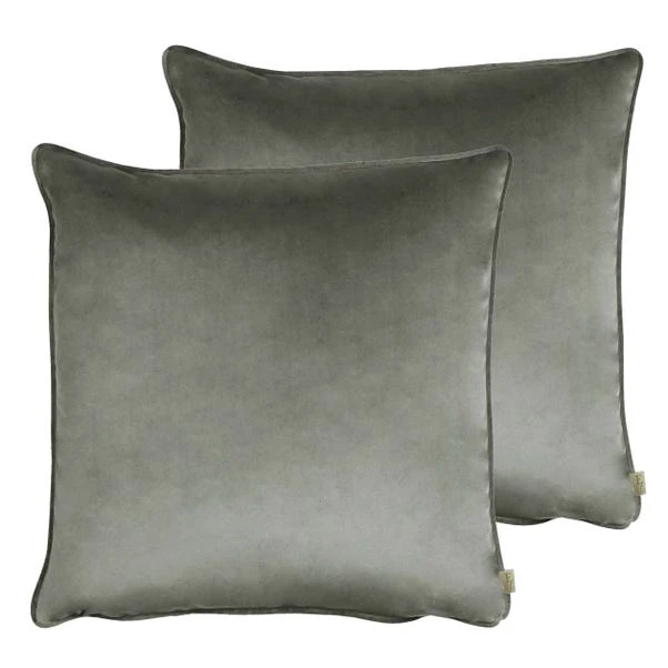 Evans Lichfield Opulent Velvet 2 Pack Pipe Cushions - Image 2