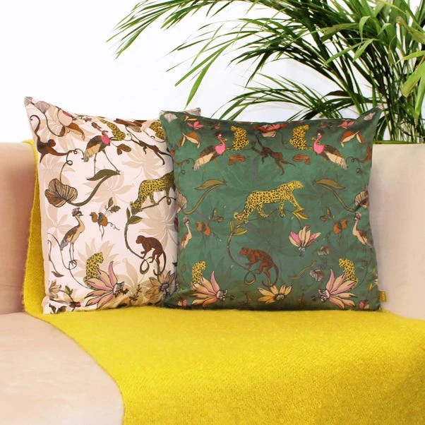 Furn Wildlings Velvet Cushion - Image 5