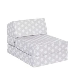 Kaikoo Kid's Grey Stars Chair Bed