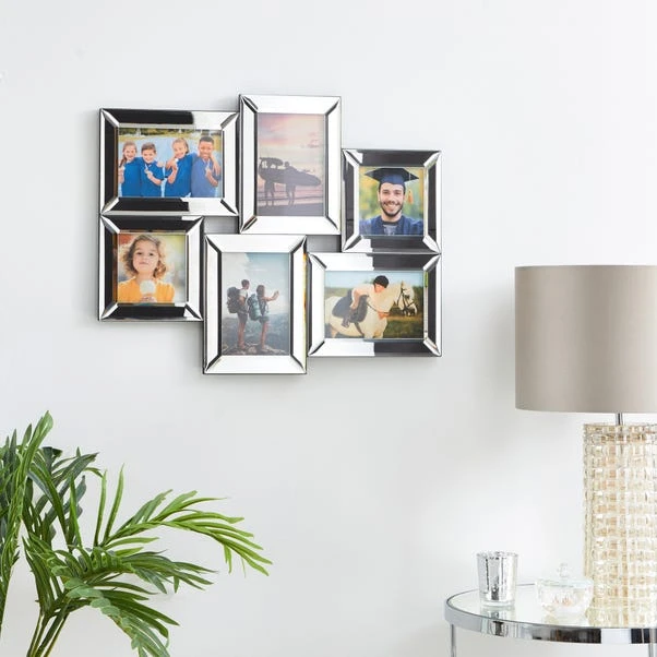 Dunelm Mirrored Multi App Photo Frame