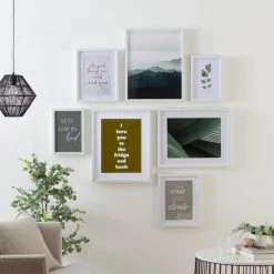 Dunelm Pack Of 7 Essentials Gallery Photo Frame