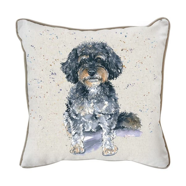 Kilburn_and_scott Aquarelle Cavapoo Cushion
