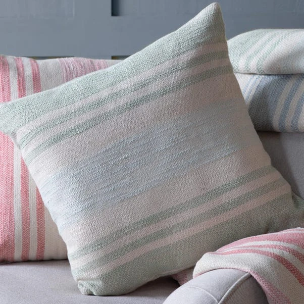 Simply Green Florida Stripe Cushion - Image 2