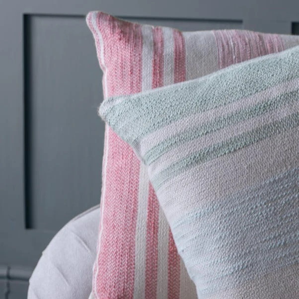 Simply Green Florida Stripe Cushion - Image 3