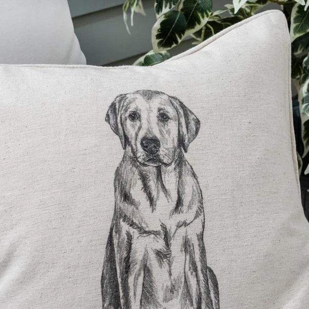 Dunelm Churchgate Cockapoo Cotton Flex Outdoor Cushion - Image 2