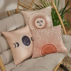 Dunelm Artisan Pack Of 3 Outdoor Cushion Covers