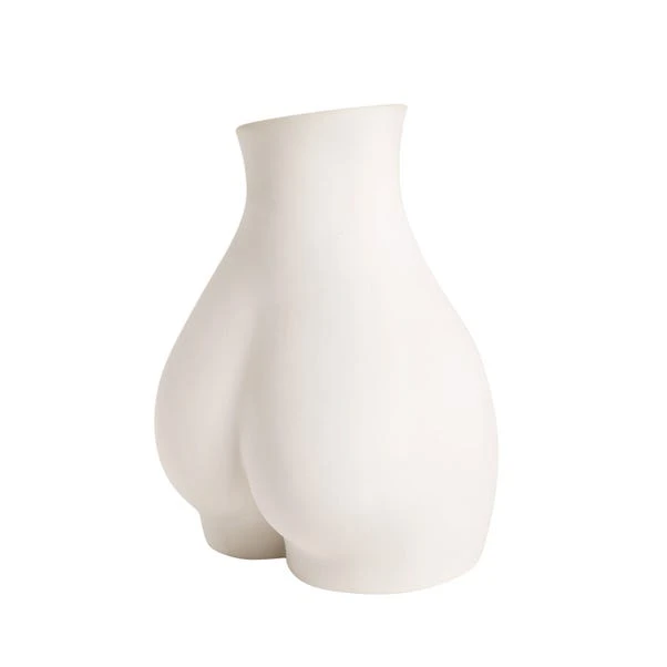 Dunelm Body Vase Cream 22cm - Image 4
