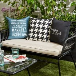 Dunelm Smart Pack Of 3 Indoor Outdoor Cushion Covers