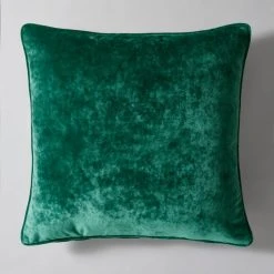 Dunelm Crushed Velour Cushion