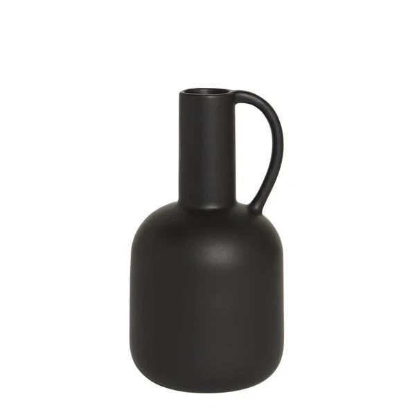 Dunelm Bottle Shaped Vase 30cm Black - Image 2