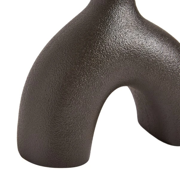 Dunelm Ceramic Black Vase - Image 4