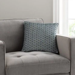 Dunelm Cut Velvet Mini Triangles Cushion