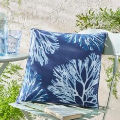 Natural History Museum Cyanotype 50x50cm Outdoor Cushion