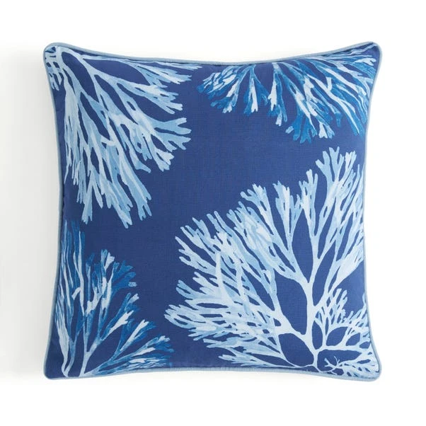 Natural History Museum Cyanotype 50x50cm Outdoor Cushion - Image 3