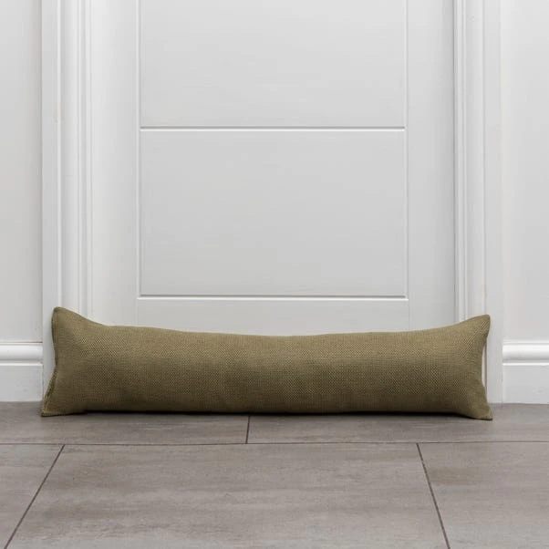 Dunelm Barkweave Draught Khaki Excluder
