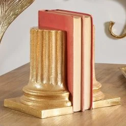 Pacific Lifestyle Matt Antique Brass Bookends