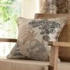 Dunelm Folk Tree Blue Cushion