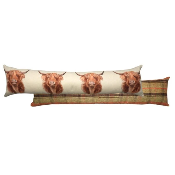 Evans Lichfield Hunter Highland Cow Draught Excluder
