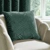 Catherine Lansfield Geometric Cut Velvet Cushion