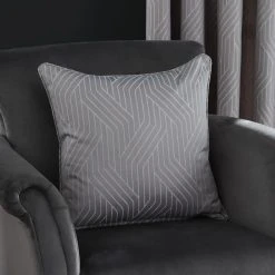 Catherine Lansfield Linear Geometric Cushion