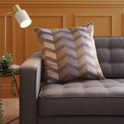 Hyperion Interiors Evander Geometric Cushion